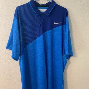 Men’s Blue Nike Golf XXL Dri-Fit Polo